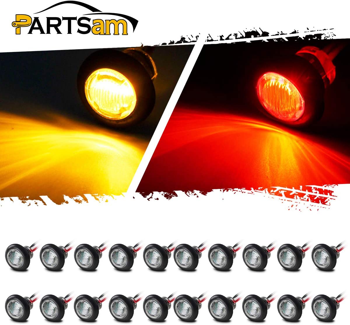 ضوء عمل LED مربع مقاوم للماء، ضوء جانبي LED رائج البيع، ضوء علامة جانبية LED 12 فولت، ضوء علامة جانبية LED للشاحنة، ضوء علامة جانبية LED 3/4 بوصة