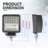 Square 48W LED LED Light for Auto