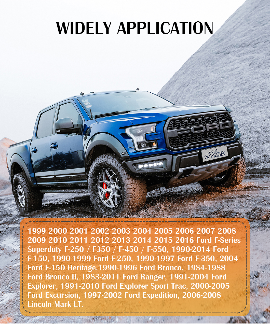 LED لوحة ترخيص Light F250