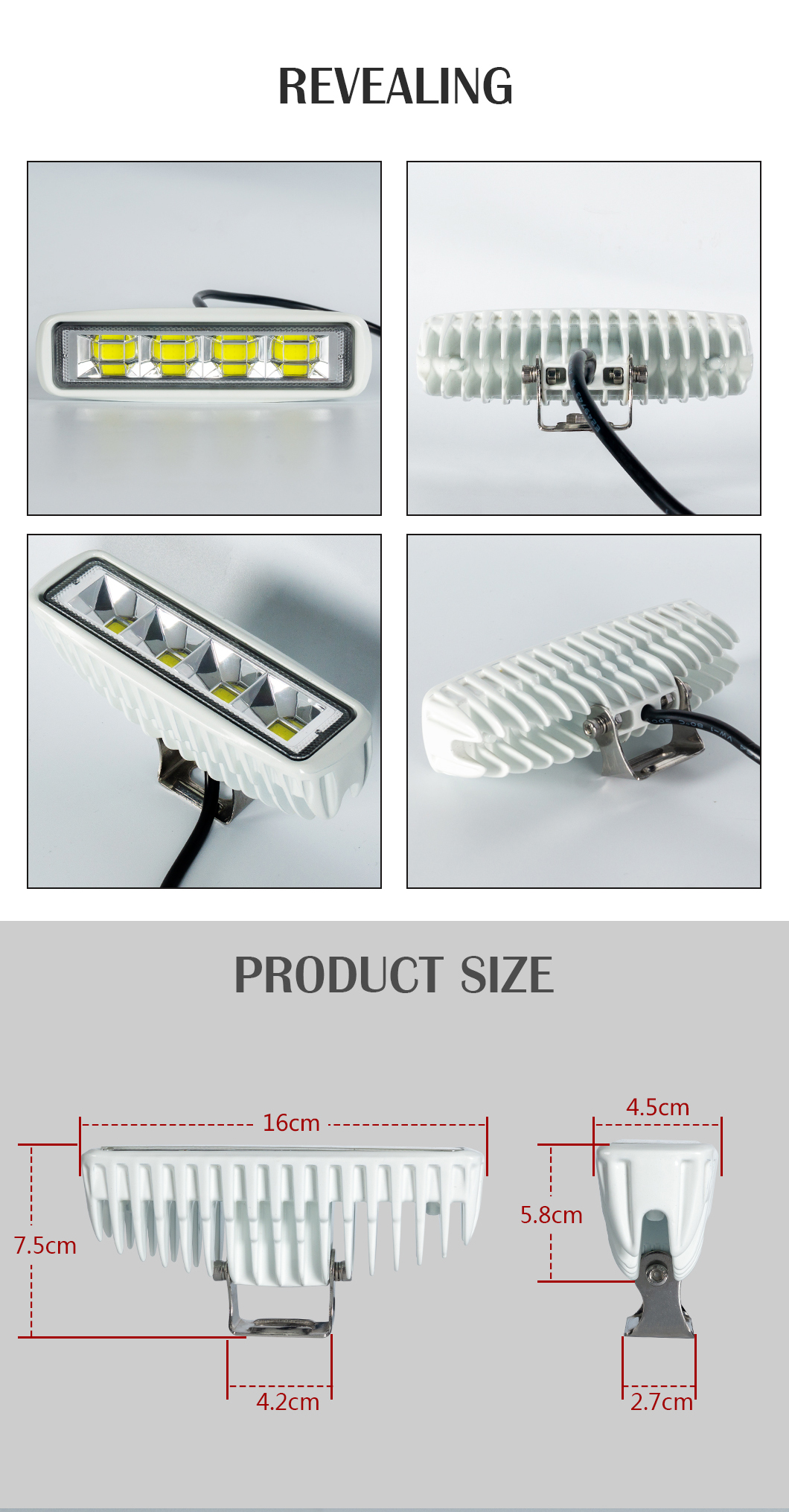 LED ضوء العمل