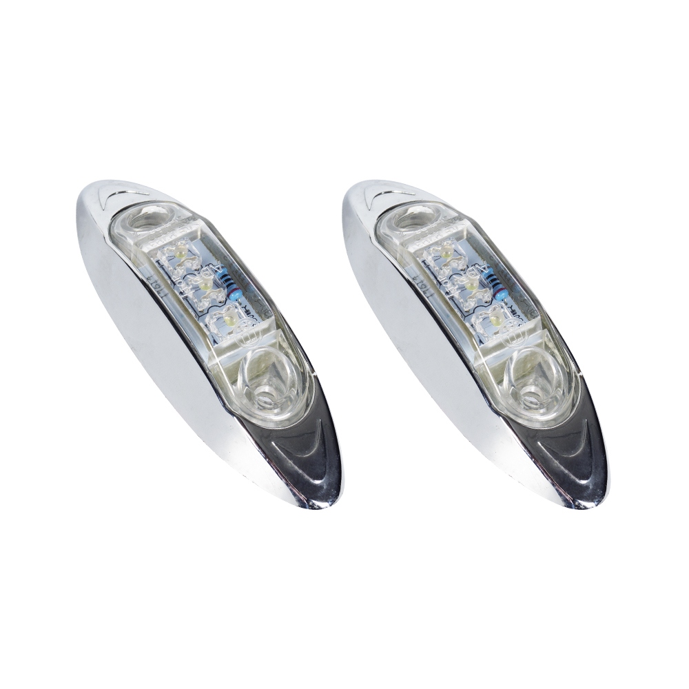 ضوء علامة الشاحنة ، ضوء تخليص الشاحنات ، ضوء علامة مع الكروم ، LED Marker Light LED ، LED Marker Light مع Chrome