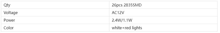 المبيعات الساخنة الأضواء الفرامل الثالثة GX-026WR2835A-R