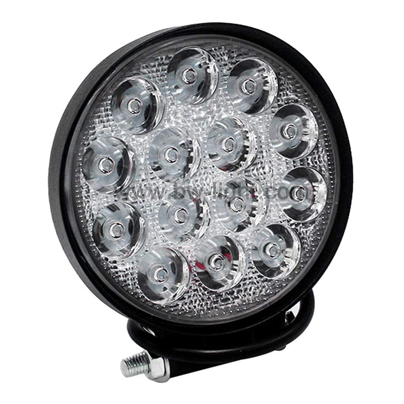  42W Round LED Work Light Kit للسيارات 