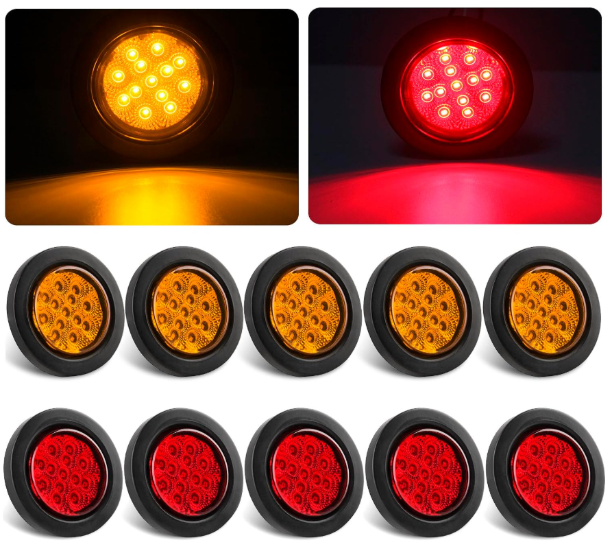 ضوء علامة جانبية LED 12 فولت، ضوء علامة جانبية LED مقاوم للماء، ضوء علامة جانبية LED مقاوم للماء، ضوء علامة جانبية LED مقاوم للماء 2.5 بوصة، ضوء علامة جانبية للسيارة LED DC12V