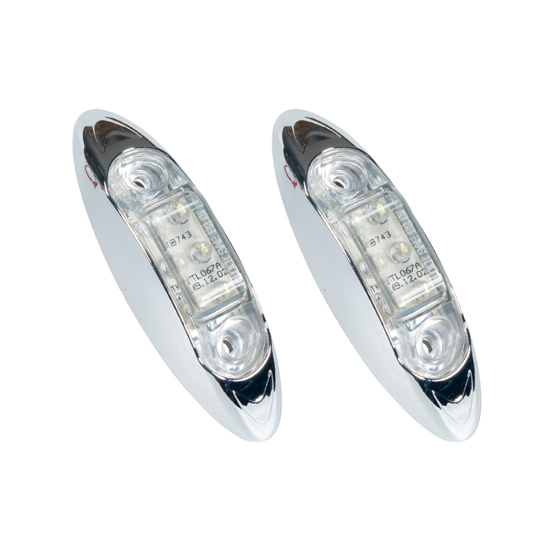 Amber Universal LED Side Marker Light للشاحنة