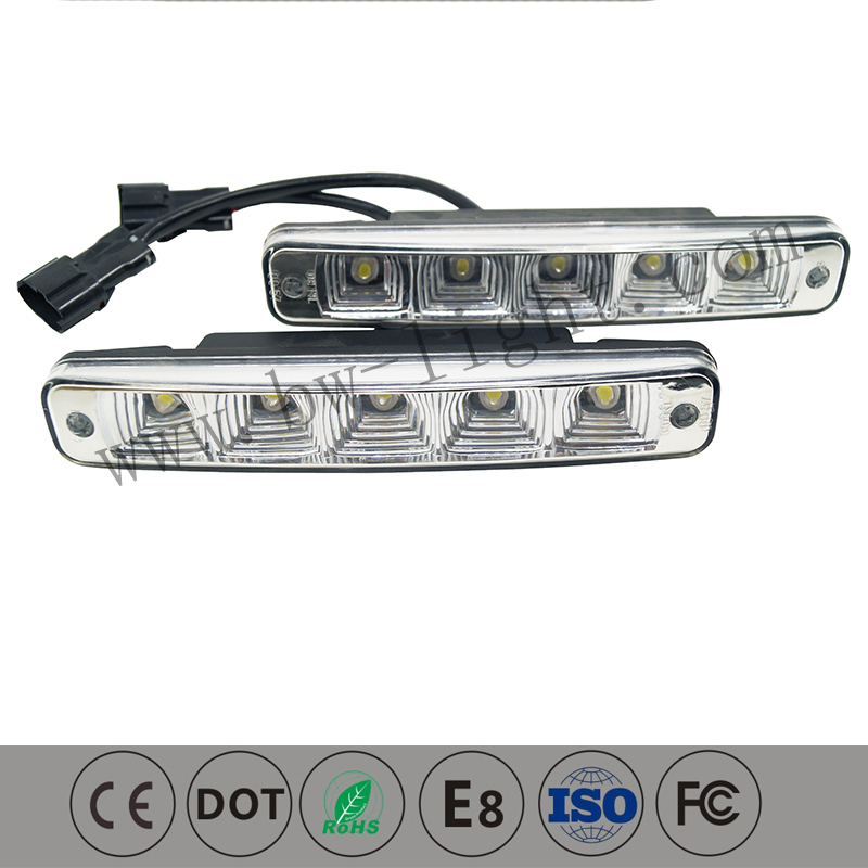 مصباح الإضاءة النهاري LED DRL 6W DC12V