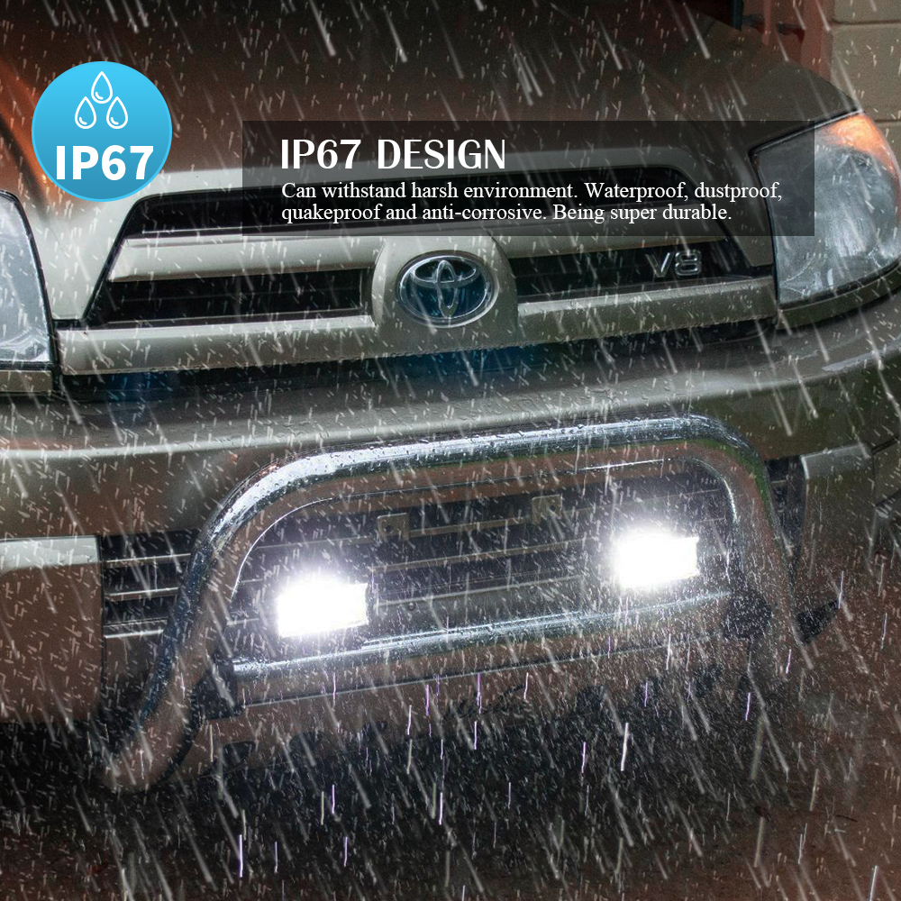 72W بقعة مستطيل بقعة LED LED أضواء العمل لضوء العمل لركن TURCK 