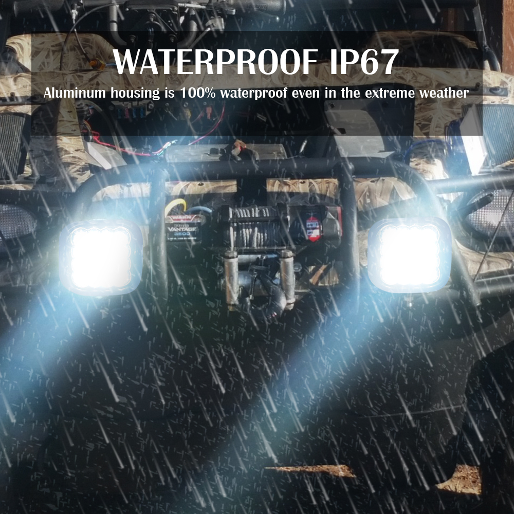 أبيض 5 بوصة LED عمل قيادة الضوء للشاحنات