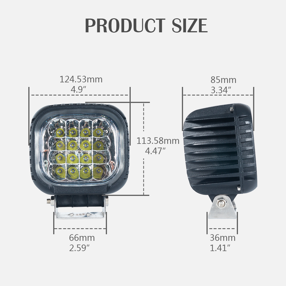 أبيض 5 بوصة LED LED LIGHT للشاحنات من الشركة المصنعة الصين