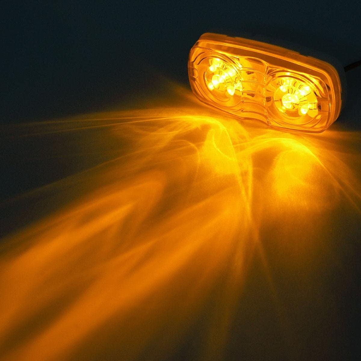 ضوء علامة LED، ضوء علامة LED مزدوج Bullseye، أضواء علامة LED كهرمانية، أضواء علامة LED كهرمانية للمقطورة، أضواء علامة LED مزدوجة Bullseye للمقطورة