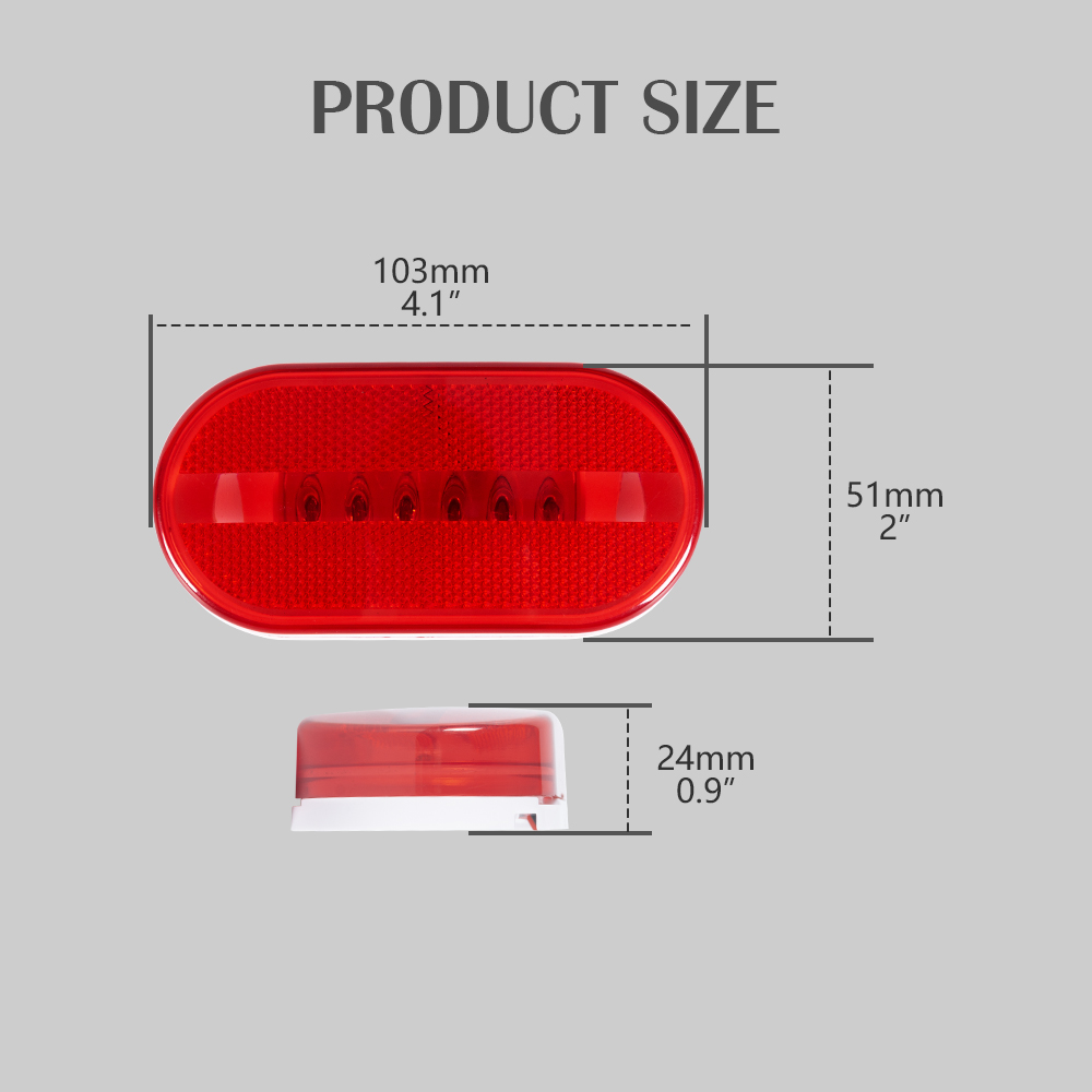 مصابيح علامة LED Universal Rectangle مع عاكس