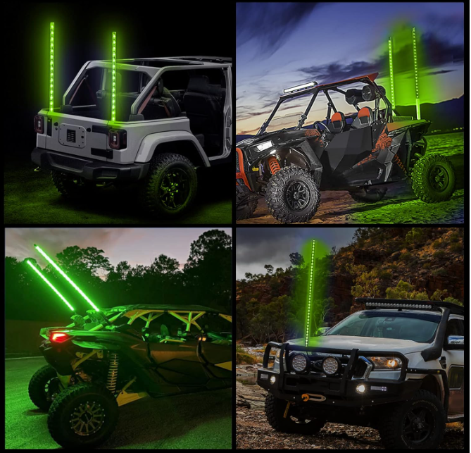 أضواء السوط LED: فضح 7 أساطير شائعة لفتح قيمتها الحقيقية لعشاق الطرق الوعرة، ضوء السوط للتحكم في التطبيق، سوط مضاء LED مقاوم للماء، أضواء السوط مع قاعدة زنبركية، ضوء السوط لـ UTV ATV، ضوء السوط مع التطبيق وجهاز التحكم عن بعد