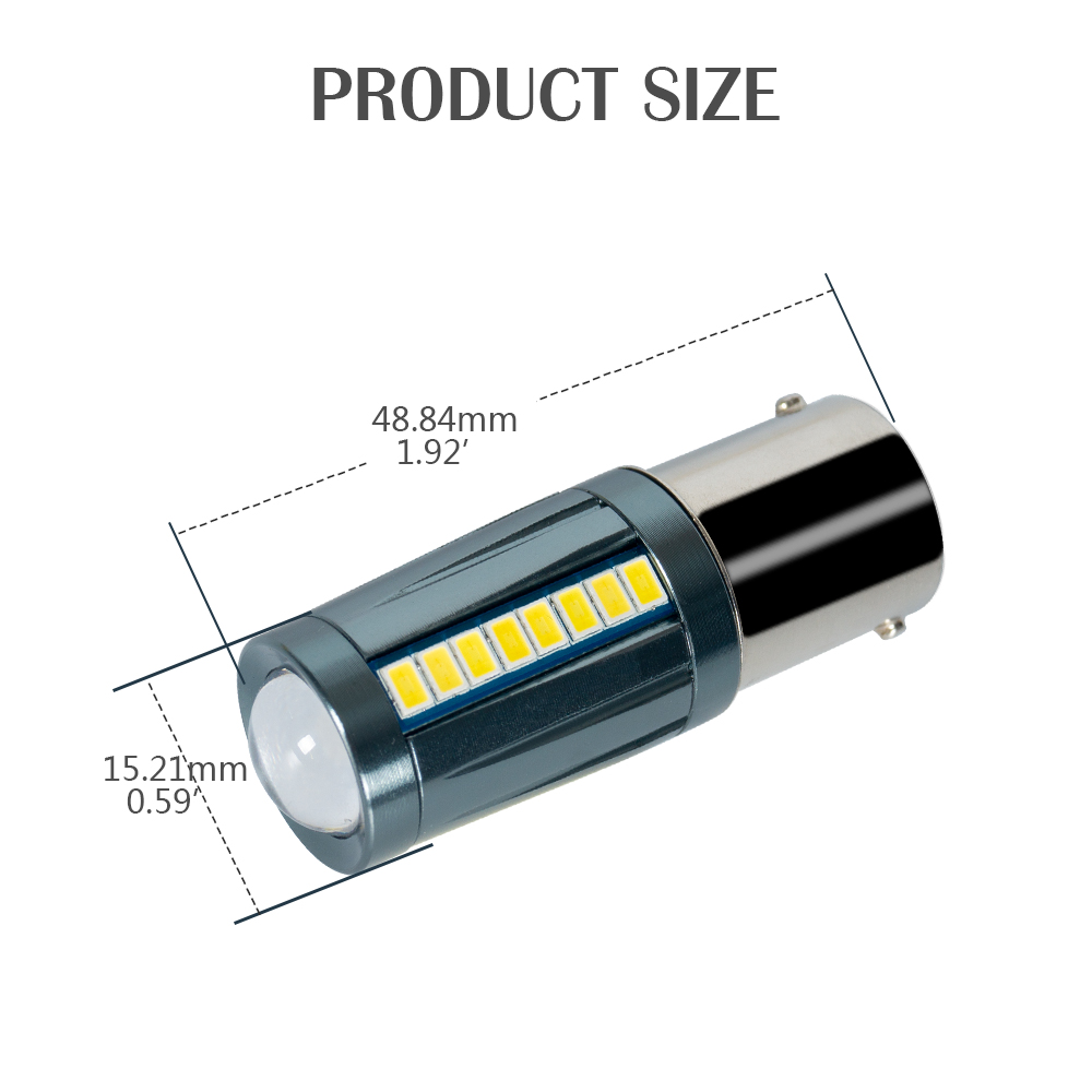 كانبوس الأحمر عكس مصابيح LED LED