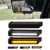 Ford F150 Expedition LED Flash & DRL Side Rearview Mirror Compans Lights (عدسة مدخنة)