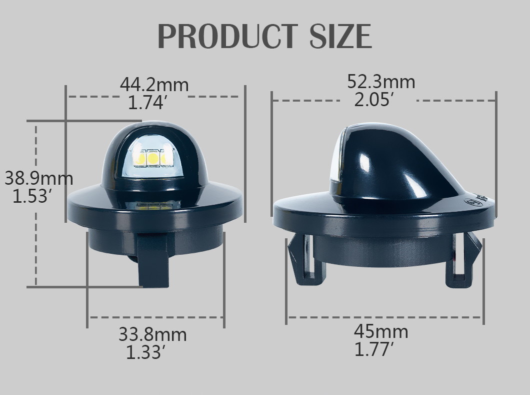 مصباح لوحة ترخيص LED 