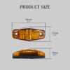 العنبر LED Side Fender Marker Lights