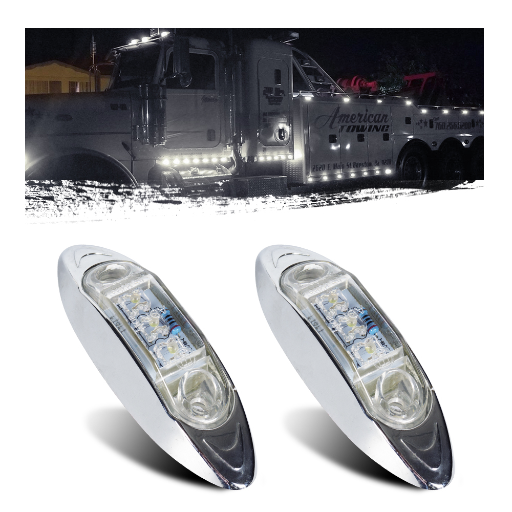LED LED TRUCK DILLANCE LIGHT مع Chrome 
