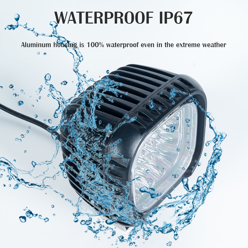 أبيض 5 بوصة LED عمل قيادة الضوء للشاحنات