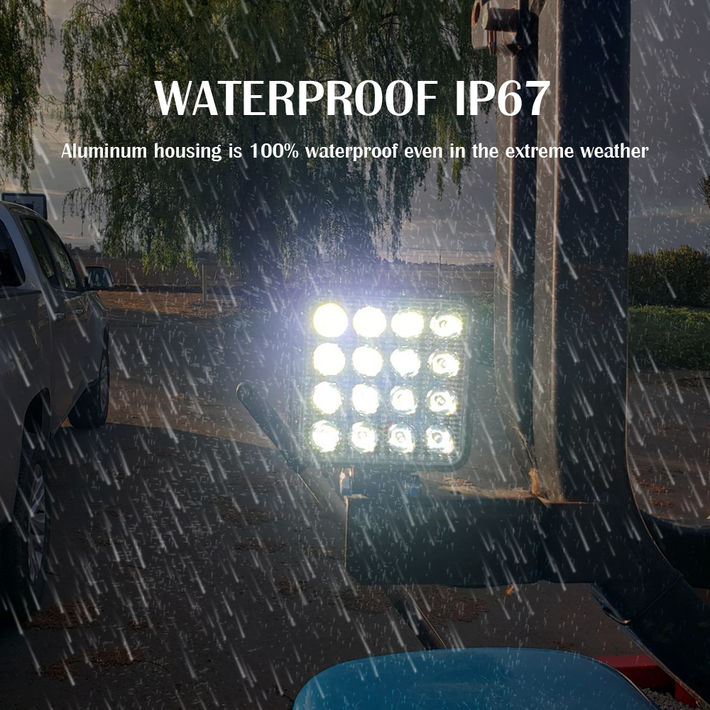 الجملة 48W مربعة LED شريط ضوء العمل 