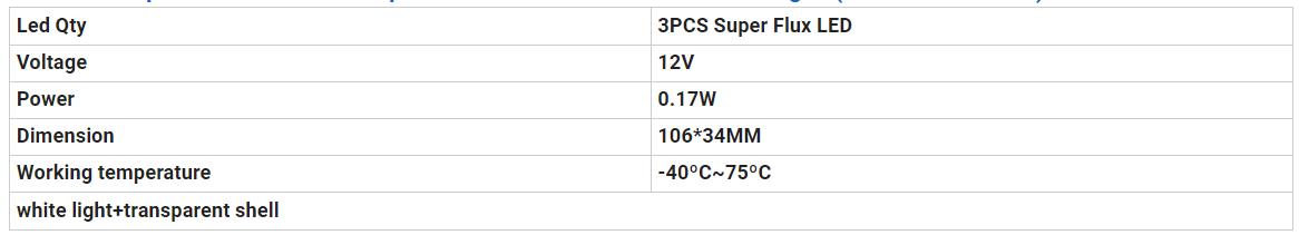 LED Marker Lights BD-003
