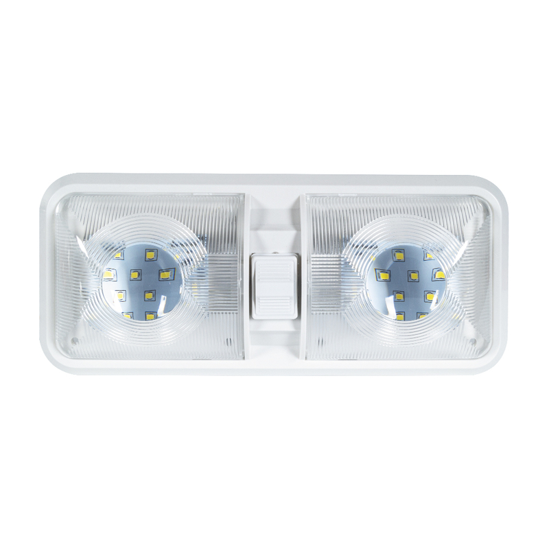 LED الداخلية مزدوجة القبة RV ضوء 
