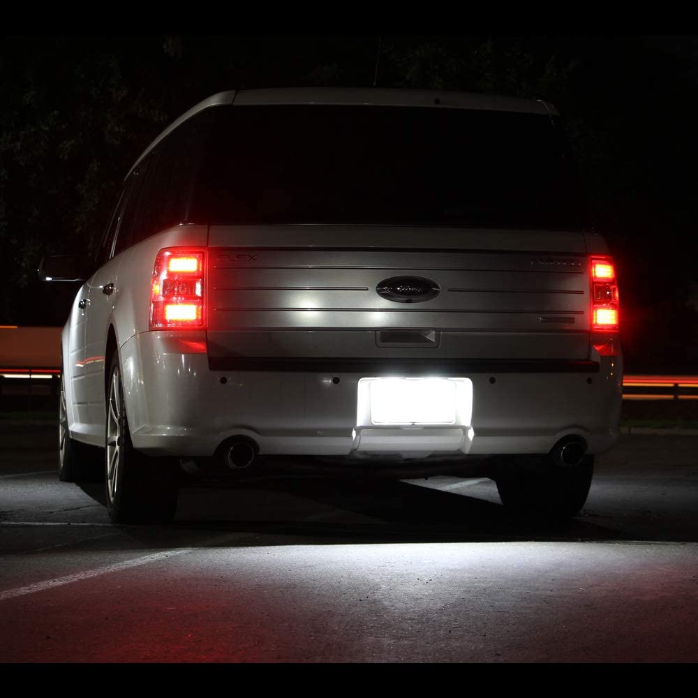  Ford LED لوحة ترخيص Light of Mustang Focus Fusion Flex Taurus Lincoln 