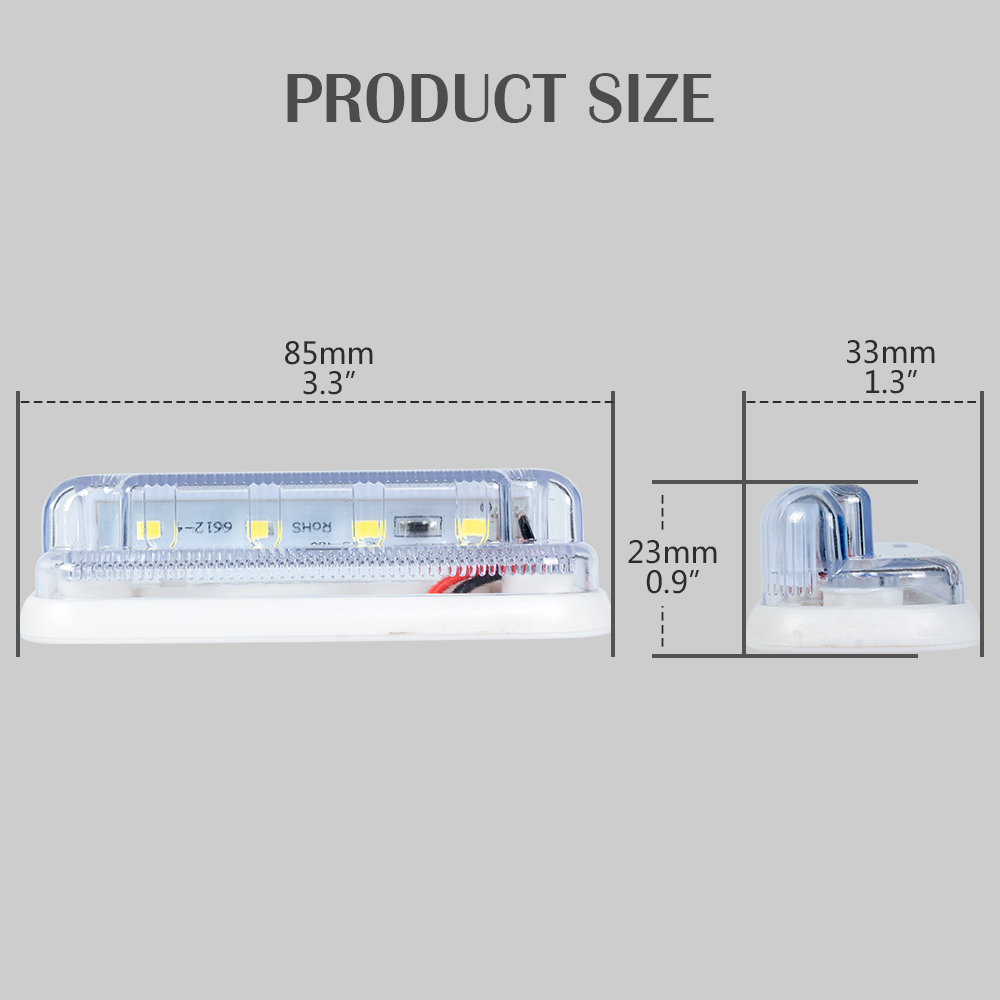 4inch LED Marker Light مع مؤشرات للشاحنة