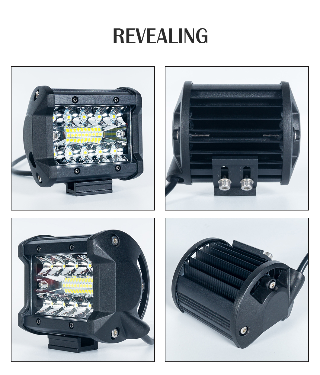 LED LED LIGHT BAR 4 بوصة LED LED LIGH