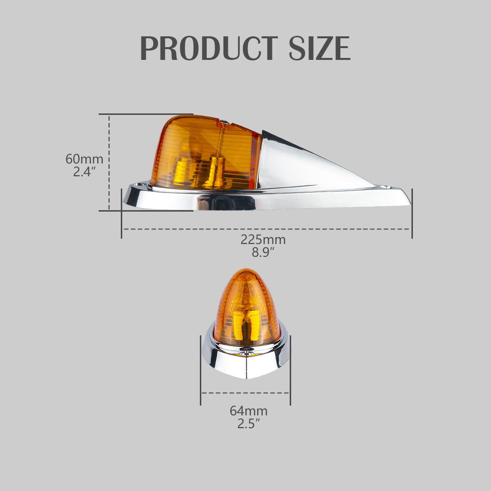 الشاحنة العالمية LED LED CAB TOP ROOK MARKER LIGHTS