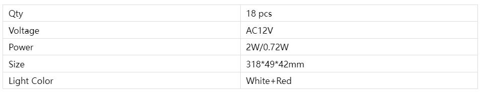 تشيفي الفرامل أضواء GX-018WR2835B-S