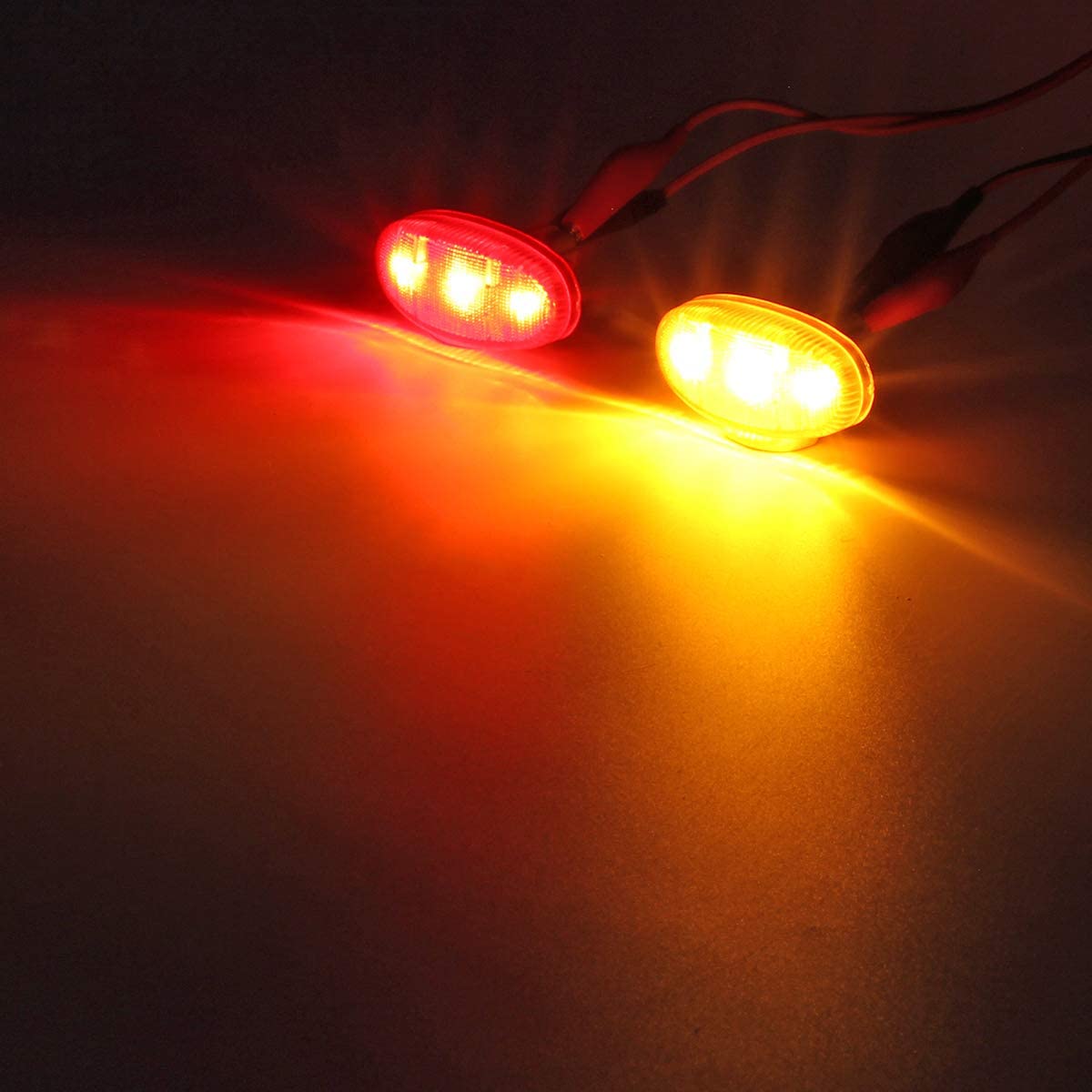 علامة جانبية LED DC12، مصباح علامة جانبية LED صغير، مصباح علامة جانبية LED مستطيل، مصباح علامة جانبية LED DC12 صغير، مصابيح سيارة مستطيلة صغيرة LED علامة جانبية