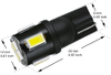 T10 Wedge LED CAR INTRIOR DOME DOOR DOOR SCOPEM 