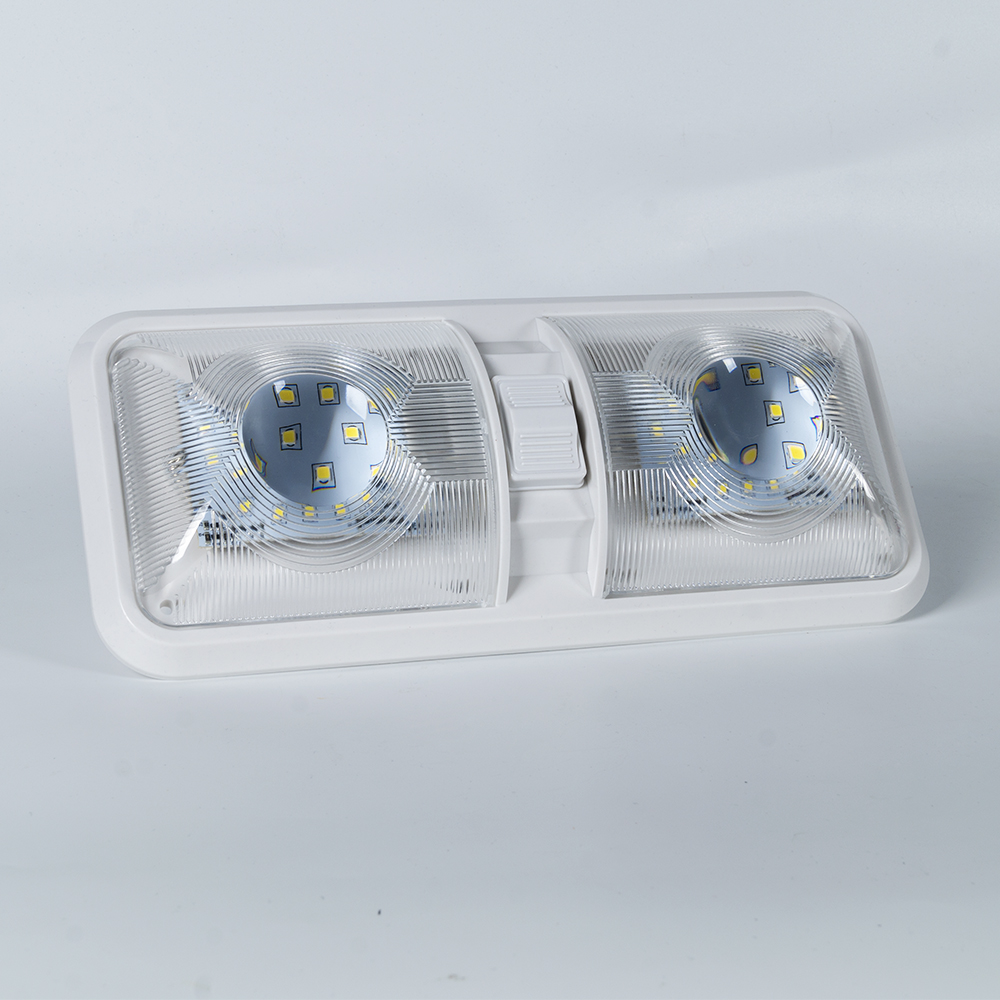 LED الداخلية مزدوجة القبة RV ضوء 