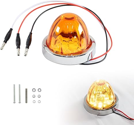 مصابيح البطيخ الصمامية لشاحنة شبه شاحنة خارجي مصغرة مياه شاحنة شبه شاحنة أضواء السقف علامة الفاتح الزجاج 