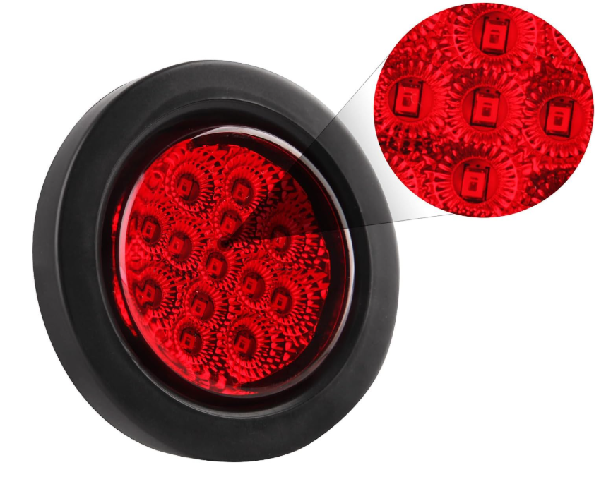 2.5 بوصة مصابيح LED للعلامات الجانبية مصابيح شاحنة مقطورة مستديرة