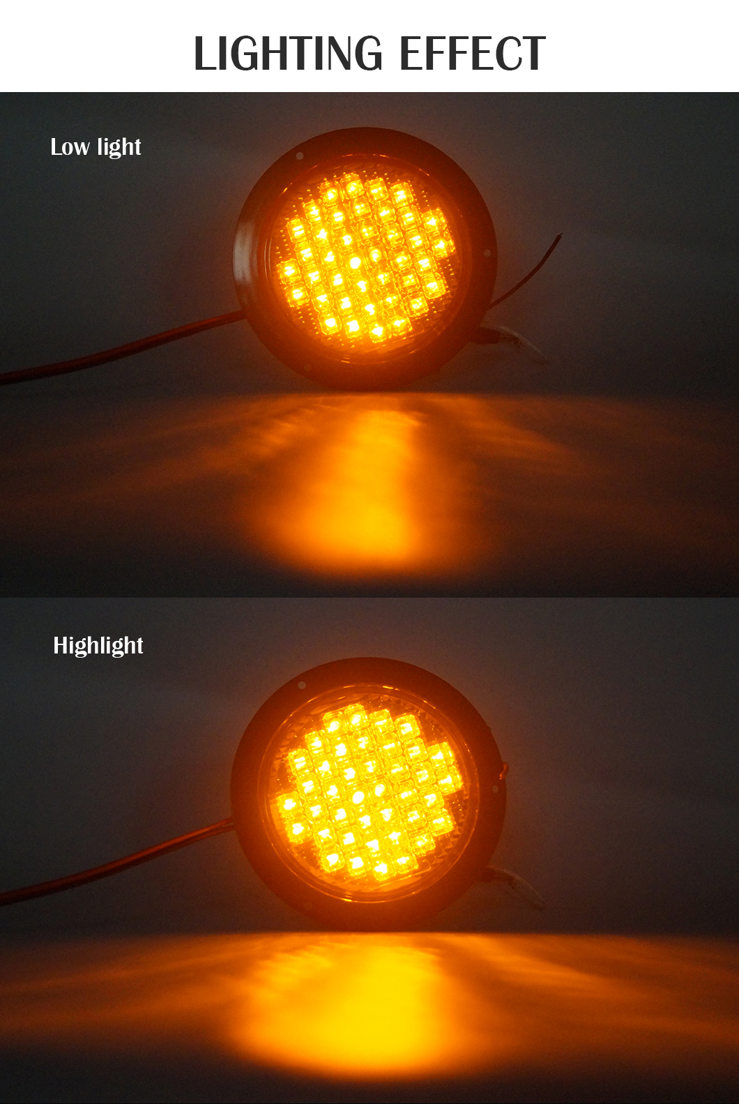 6 بوصة LED ضوء الذيل