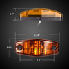 Oval | Auto | 12v | LED Marker Lights | 