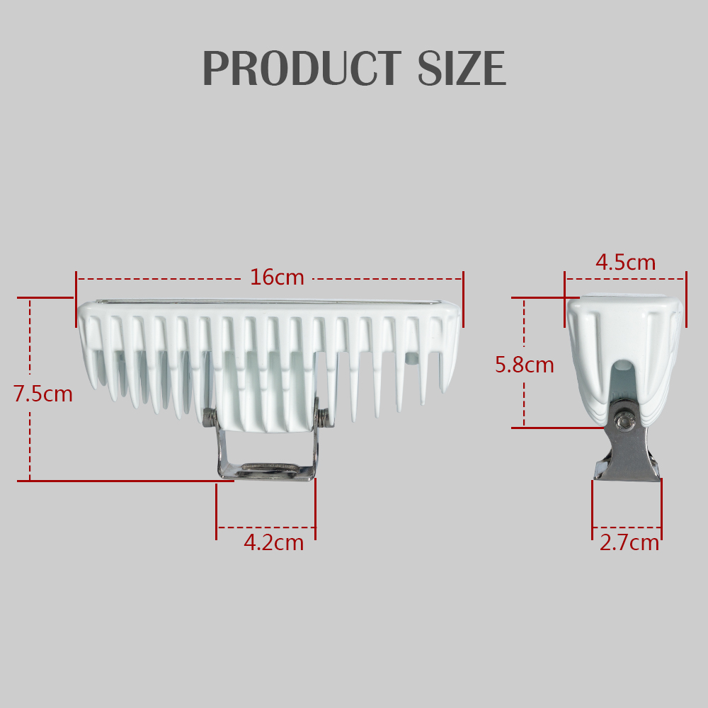 6 "بوصة كروم أبيض يقود ضوء